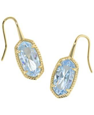 Cubic Zirconia Lee Luxe Oval Drop Earrings