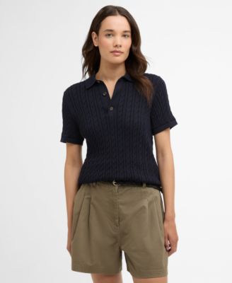 Women's Hartland Knitted Polo Jumper
