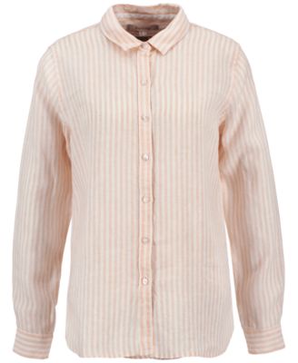 Women's Marine Long-Sleeve Striped Shirt