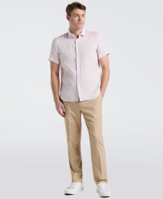 Men's Solid Linen Shirt