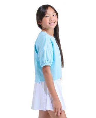 Girls' 8-16 Short-Sleeve Balloon T-Shirt