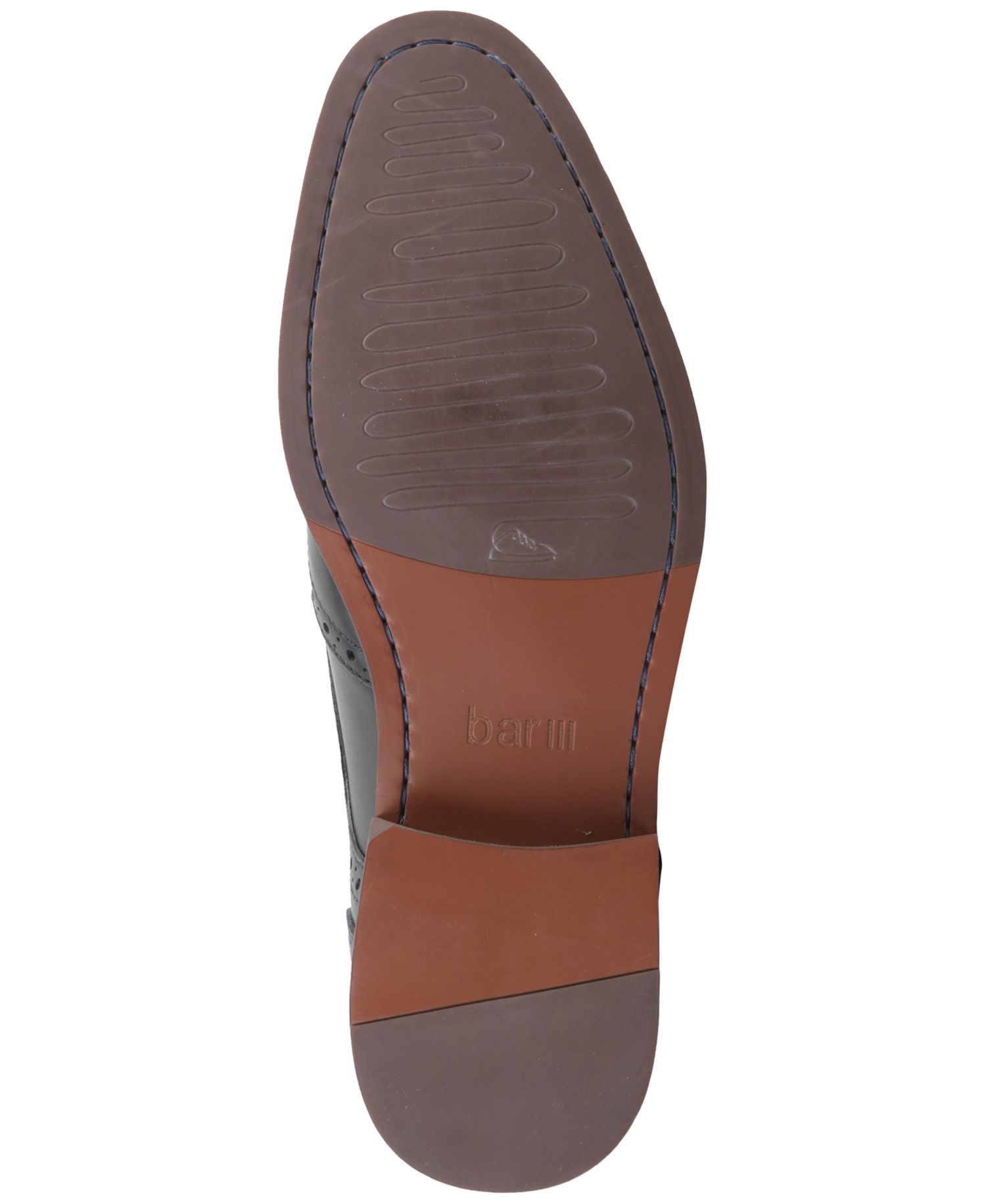 Men's Genuine Leather Wing-Tip Derby Dress Shoes