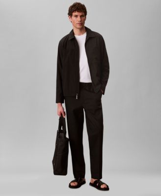 Men's Seersucker Blouson Jacket