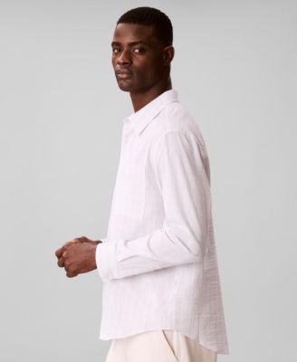 Men's Long-Sleeve Crinkle Poplin Shirt