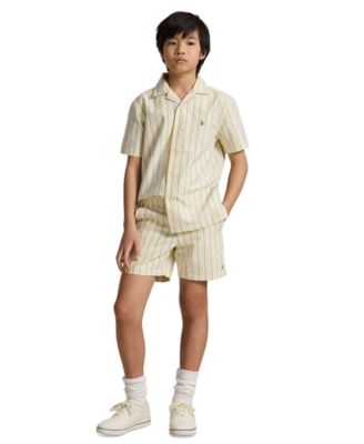 Boys' 8-20 Polo Prepster Striped Oxford Shorts