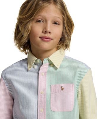 Boys' 8-20 Long-Sleeve Oxford Fun Shirt