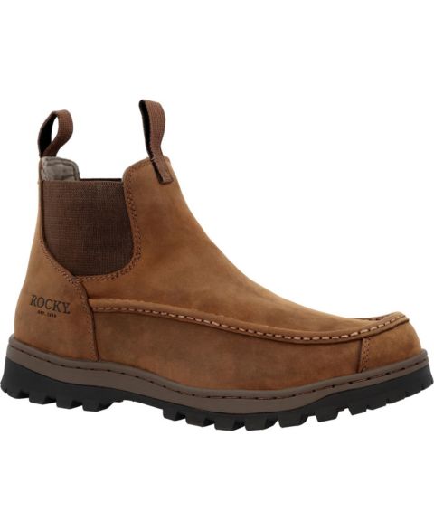 Мужские ботинки ROCKY Outback LTE Moc Toe Chelsea Outdoor Boot, цвет: Коричневый