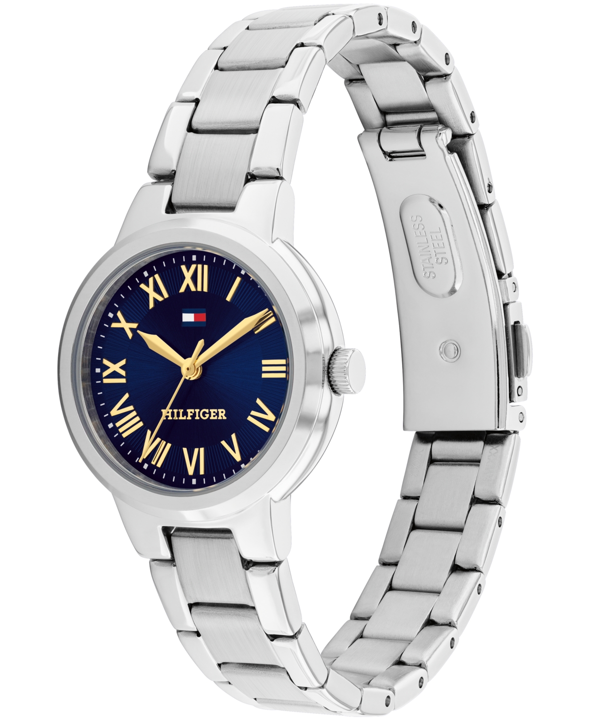 Tommy Hilfiger Women's Quartz Silver Tone Stainless Steel Bracelet Watch, 28mm