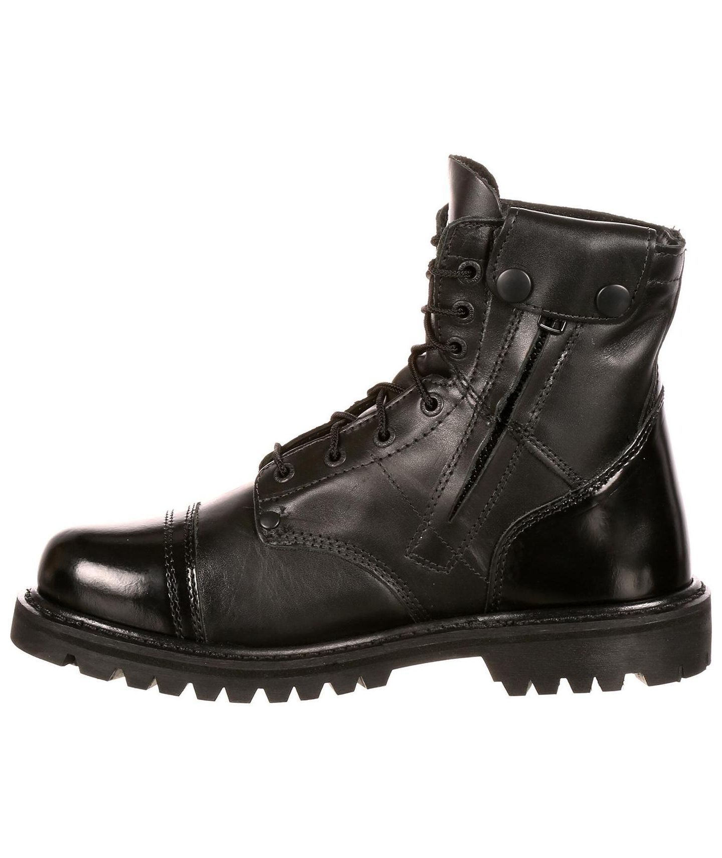 Мужские ботинки ROCKY Side Zipper Jump Boot, цвет: Чёрный — фото 10