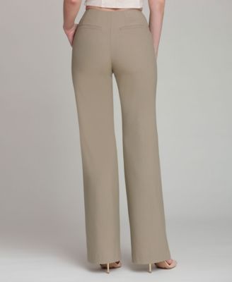 Women's Wide-Leg Mid-Rise Pants
