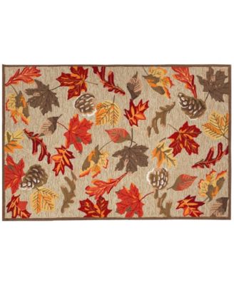 Ravella Falling Leaves 2'x3' Area Rug