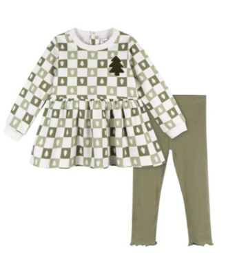Toddler Girls 2-Piece Dress and Legging Set