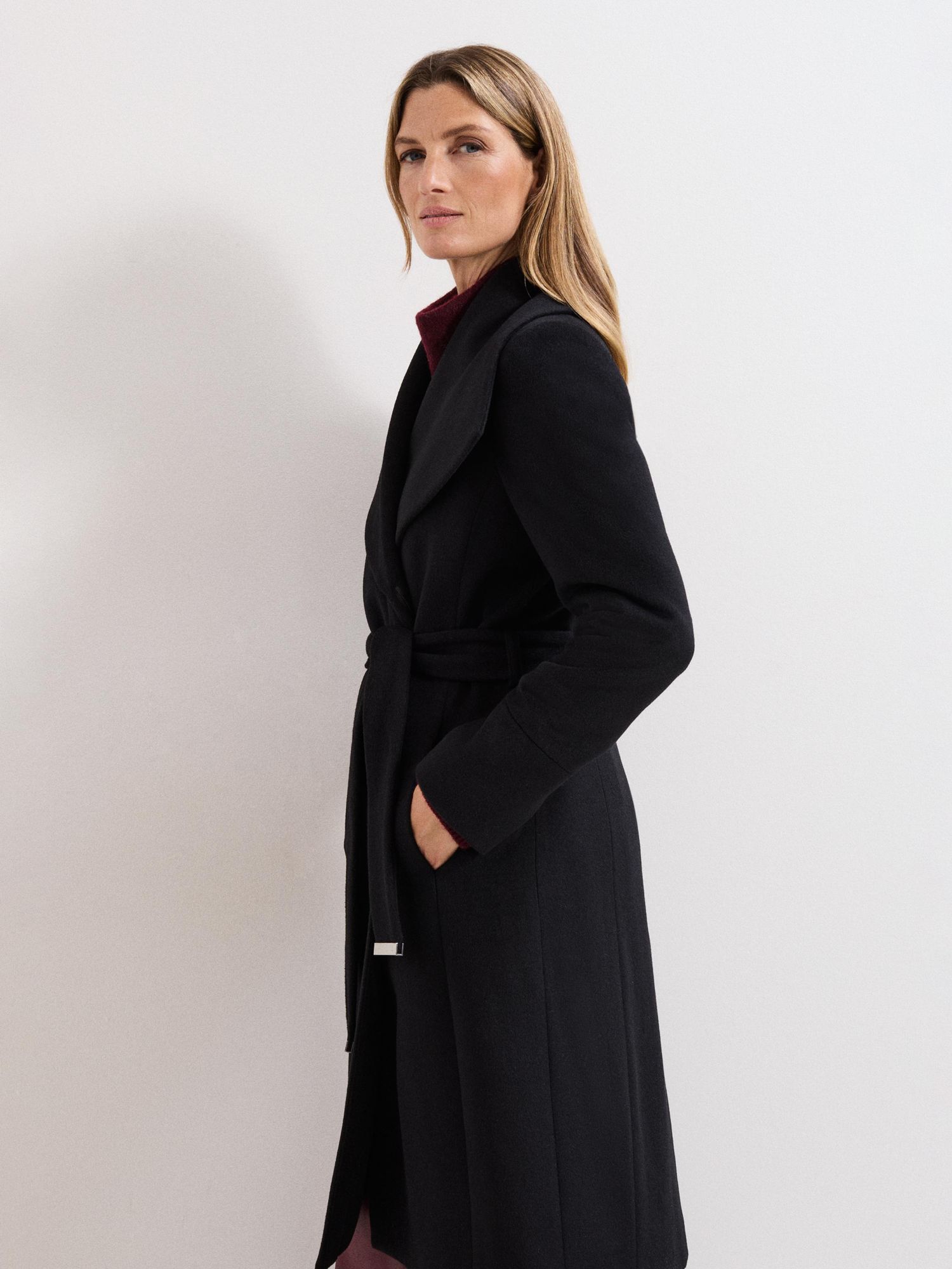 Women's Nicci Belted Wool Coat