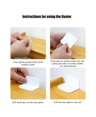 Bamboo Shoe Storage Cabinet, Freestanding Shoe Rack with 3 Rattan Flip Drawers and Coat Hooks for Entryway, Hallway, Closet, Living Room