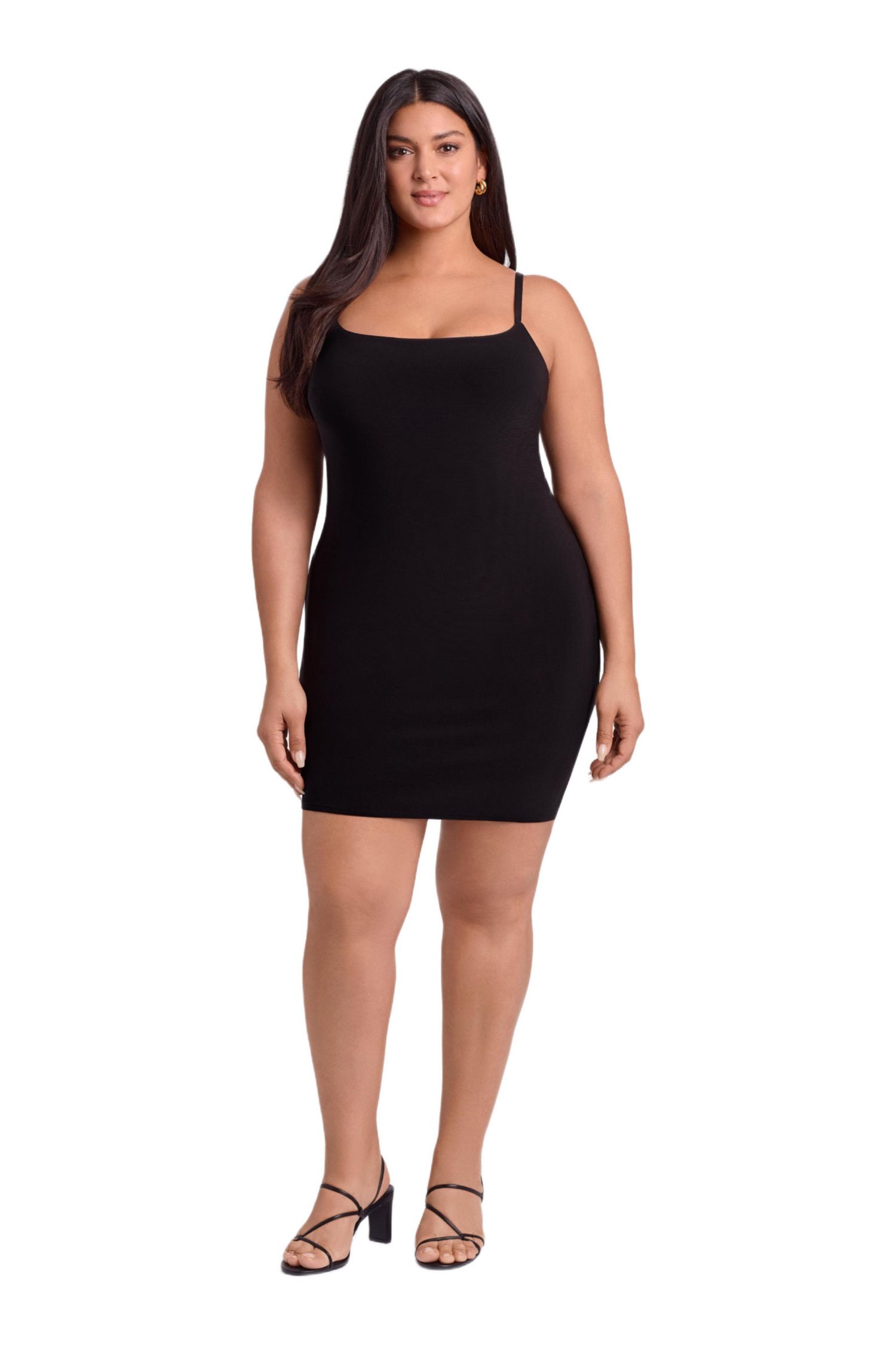 Women's Sculpting Shapewear Scoop Neck Cami Mini Dress