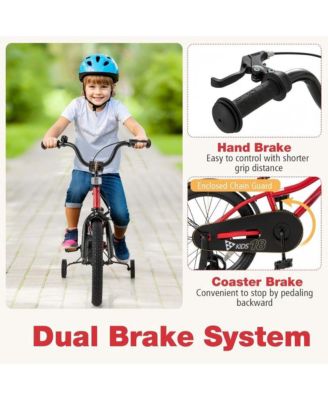 18 Inch Kids Bike for 4-8 Years Old Children Bicycle with Training Wheels