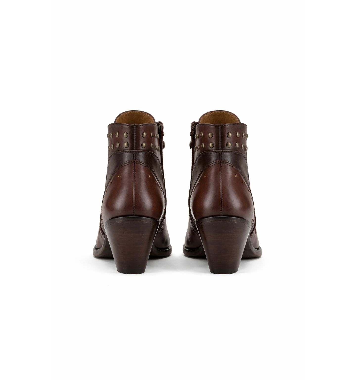 Женские ботинки Forastero Western Fashion Leather Booties, цвет: Тёмный коричневый — фото 3