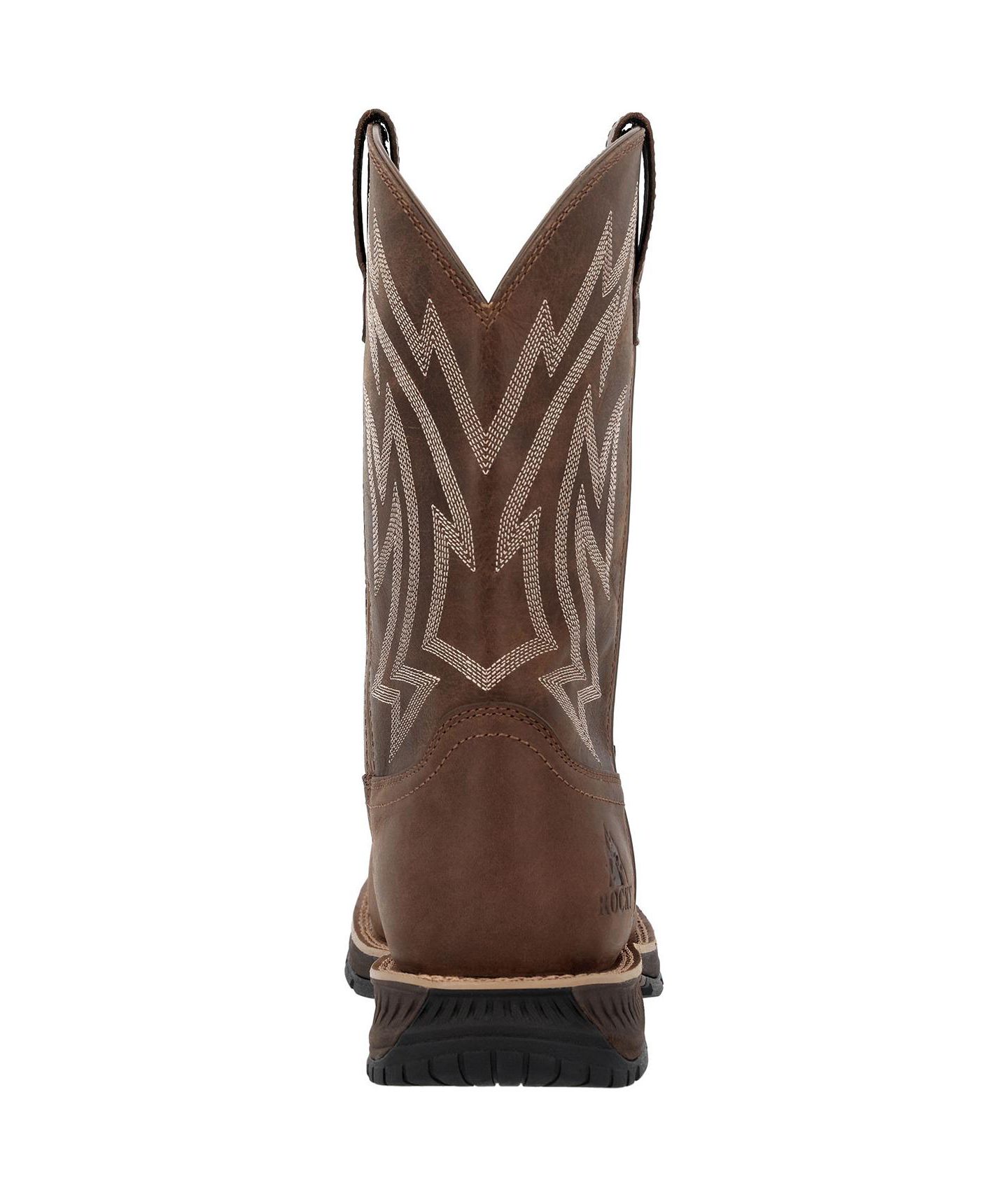 Мужские ботинки ROCKY Ride LTE Carbon Toe Western Boot, цвет: Коричневый — фото 6