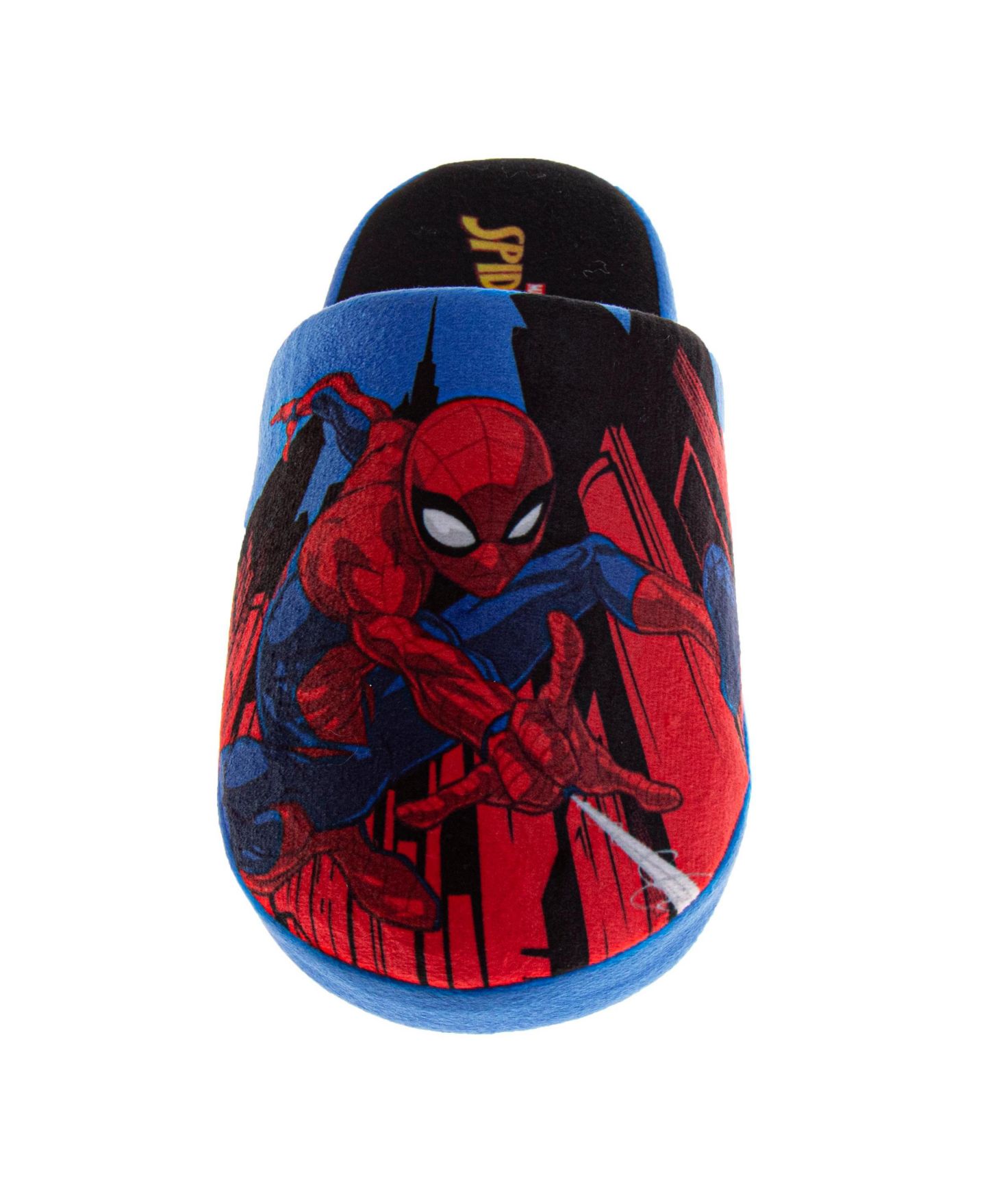 Тапочки Spider-Man Marvel Spiderman Slippers Cozy, Plush, and Fun House Footwear (Little Kid Sizes 11-12 / Big Kid Sizes 13-5 для мальчиков — фото 5
