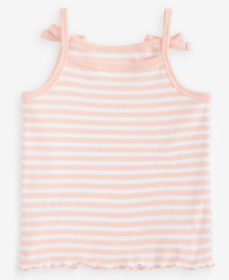 Girls' Toddler 12M-5T Striped Bow Tank Top