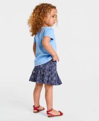 Girls' Toddler 12M-5T Stars & Stripes Butterfly T-Shirt