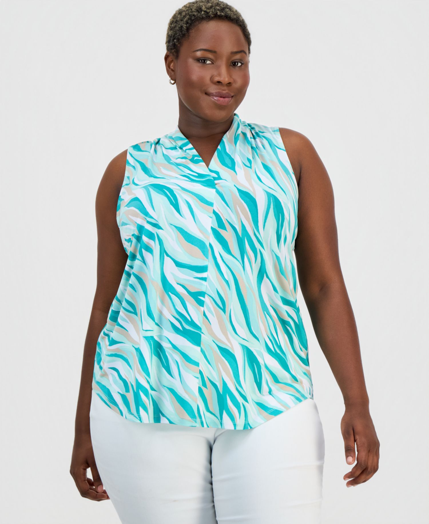 Petite Serena V-Neck Top