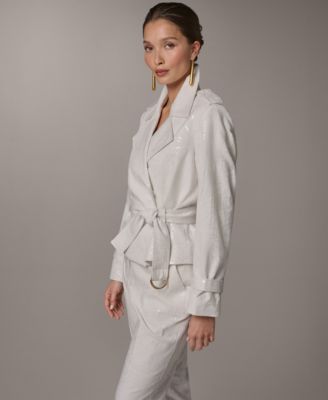 Women's Notch Lapel Collar Jacket