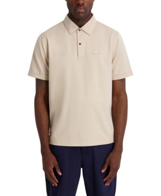 Men's Regular-Fit Short-Sleeve Spread Collar Polo T-Shirt