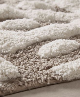 Casablanca Tufted Cotton Bath Rug, 20" x 30"