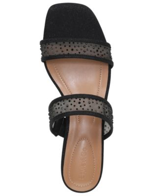 Women's Violettt Two Band Mesh Evening Slip-On Sandals