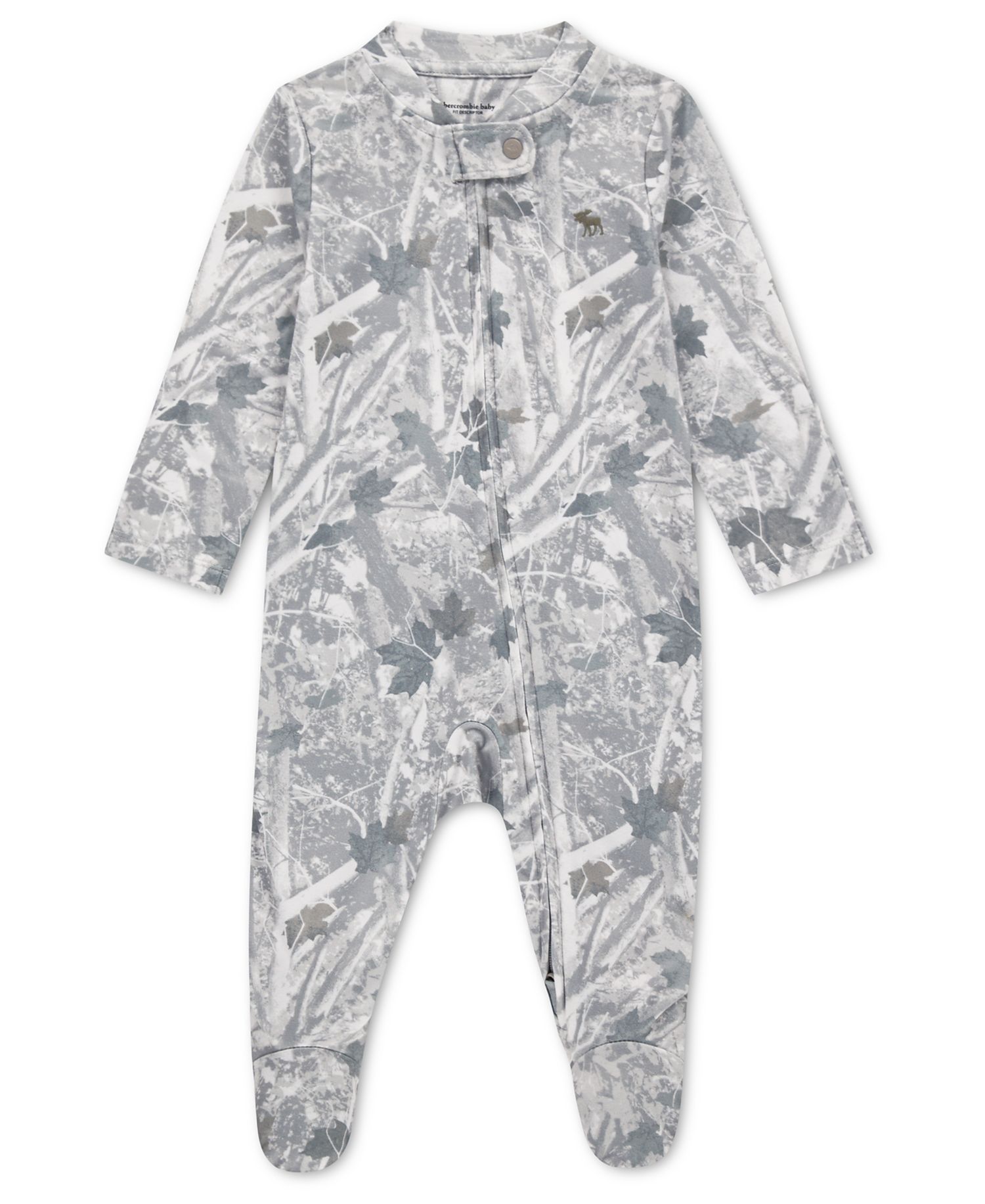Baby Boys' Brushed Jersey Footed Long-Sleeve Coverall