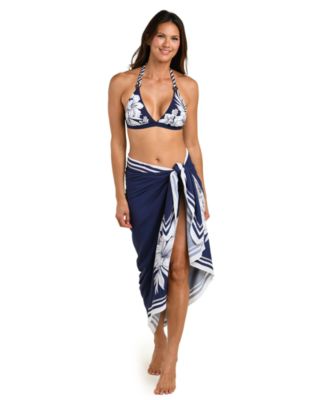 Women's Mariner Blooms Printed Cover-Up Pareo