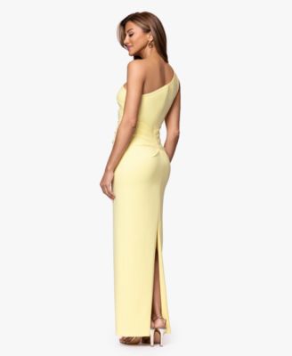 Women's One-Shoulder Sleeveless Gown