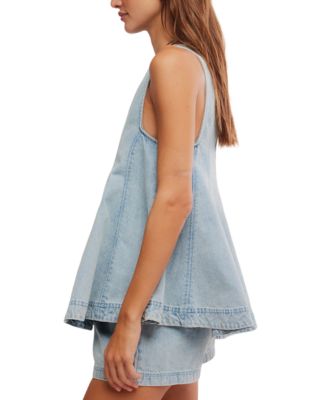 Women's Sleeveless Top and Shorts, 2-Piece Set
