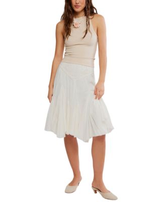 Women's Frida Godet Pull-On Midi Skirt