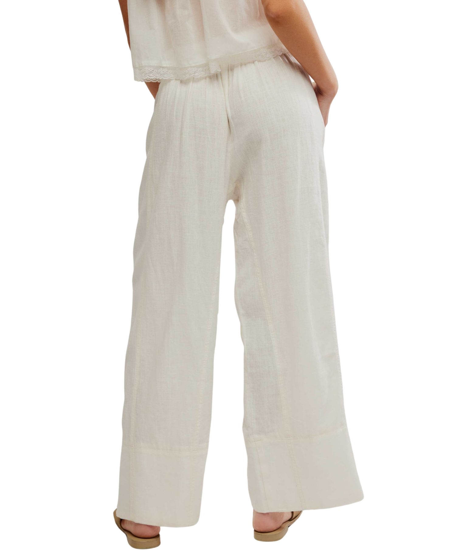 Women's Mid-Rise Wide-Leg Pants