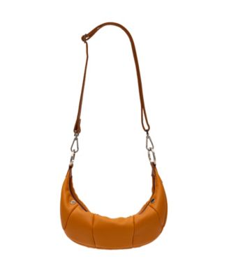 Erica Small Leather Crescent Shoulder Bag
