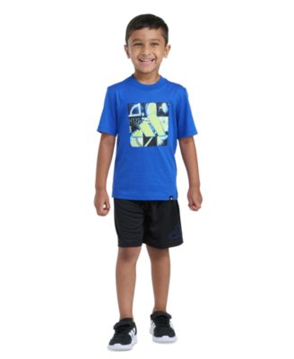 Boys' 2T-7 Essential Graphic T-Shirt and Shorts, 2-Piece Set