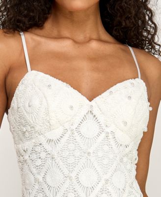 Juniors' V-Neck Sleeveless Dress