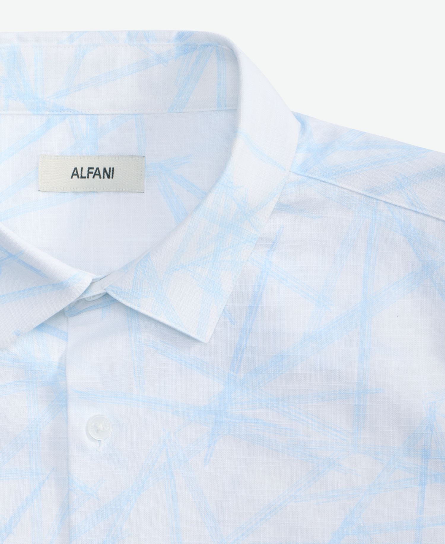 Men's Danny Abstract Print Short-Sleeve Button-Up Shirt