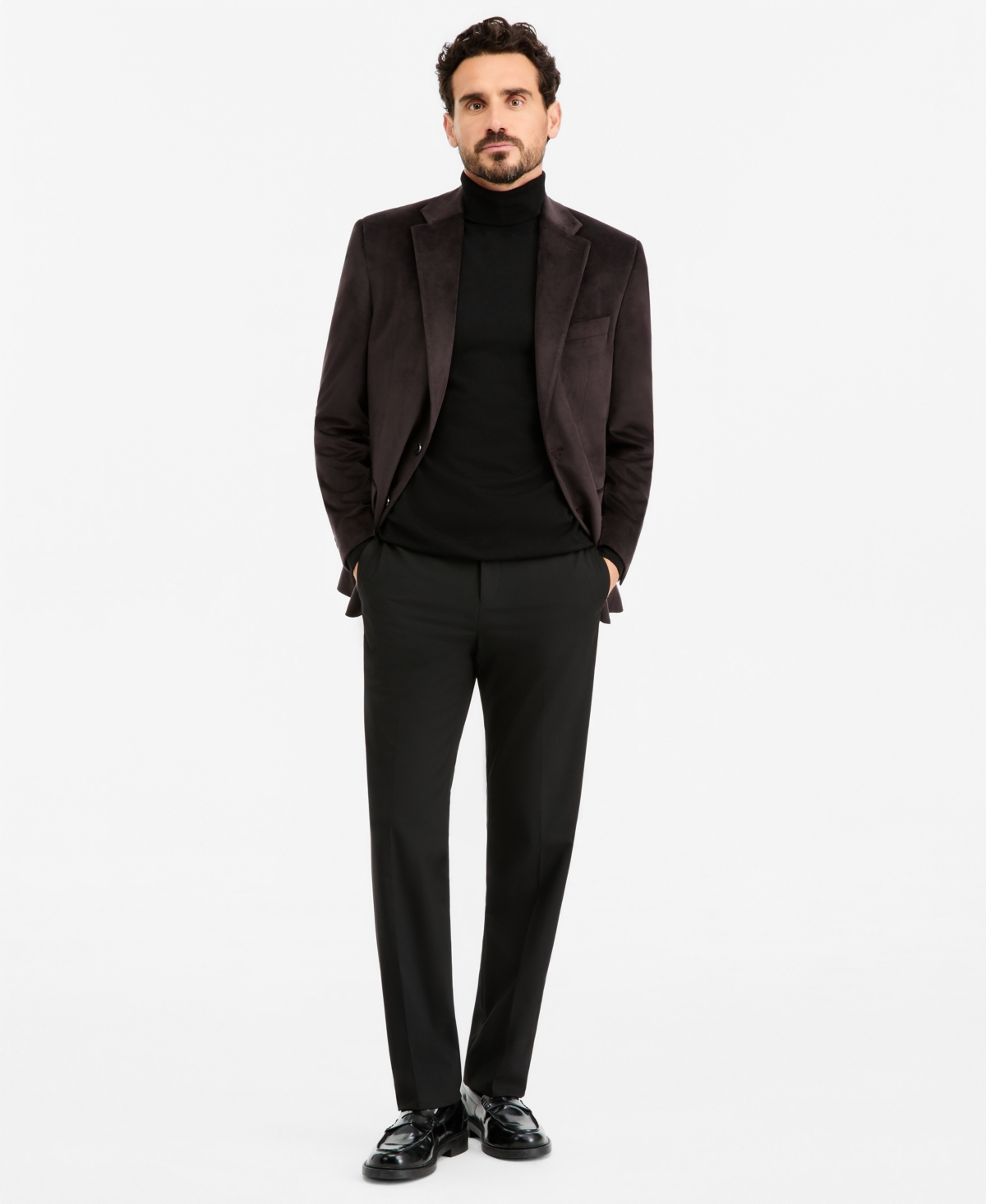 Michael Kors Men's Classic-Fit Velvet Sport Coat