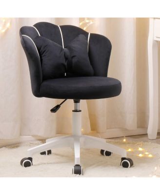 Velvet Office Chair, 360 Swivel Adjustable Height Task Chair