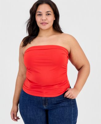 Plus Size Pull-On Tube Top