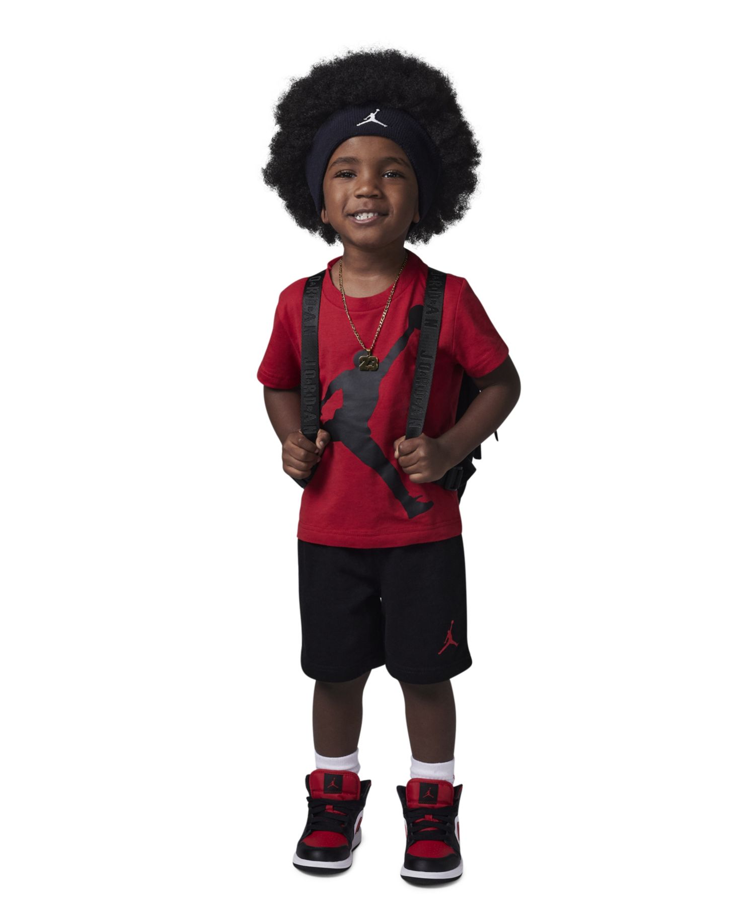 Boys' 2T-7 Jumbo Jumpman T-Shirt and Shorts, 2-Piece Set