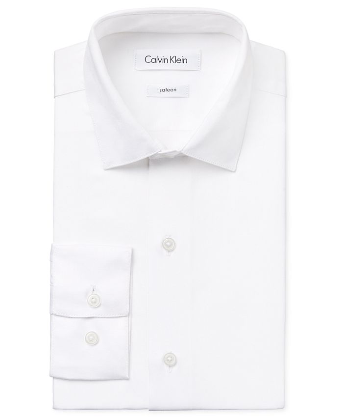 Calvin Klein - Boys' Long-Sleeved Sateen Shirt