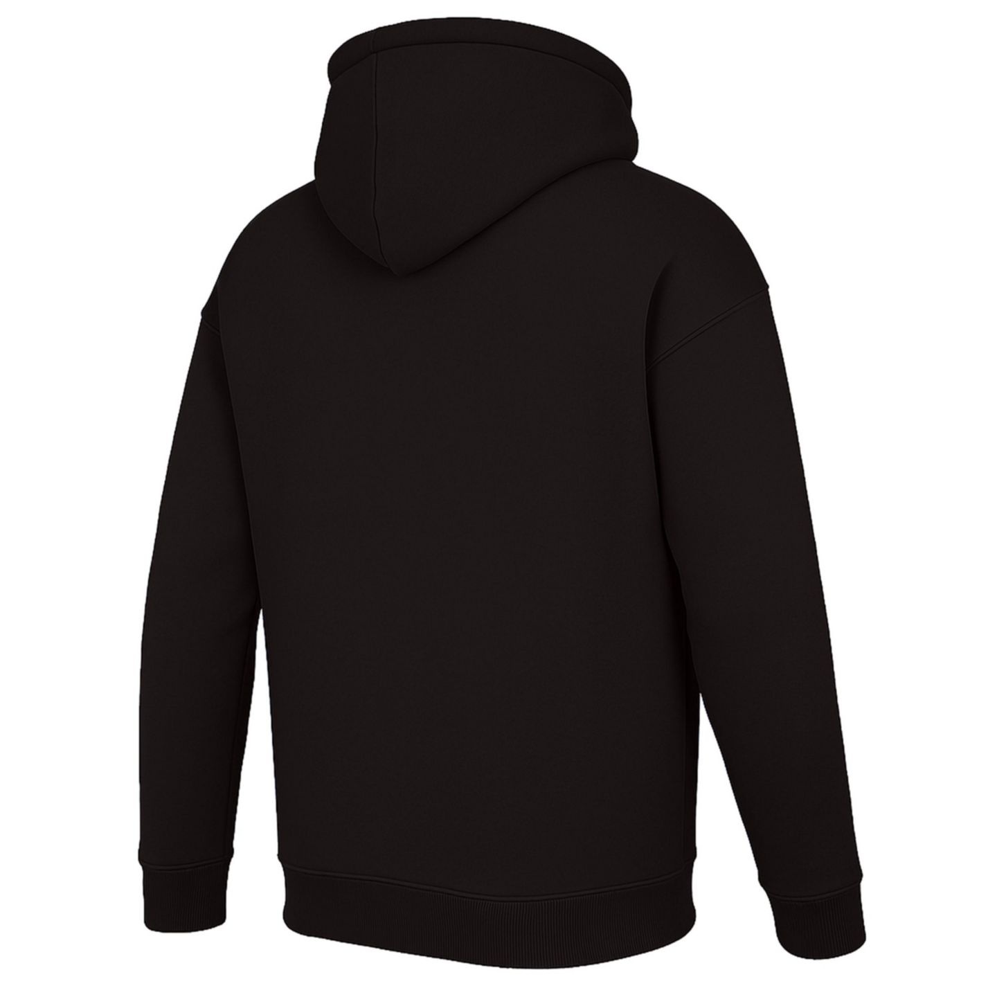 Женское худи Galaxy By Harvic Loose Fit Super Heavyweight Fleece Lined Full-Zip, цвет: Чёрный — фото 3