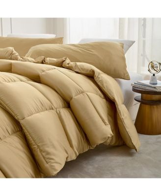 Snorze Cloud Comforter Set - Ultra Cozy Bamboo - Oversized Comforter in New Wheat,AK