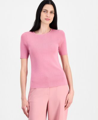 Women's Short-Sleeve Sweater T-Shirt