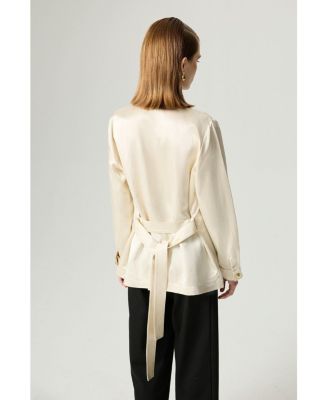 Women's Gold Button Detailed Jacket