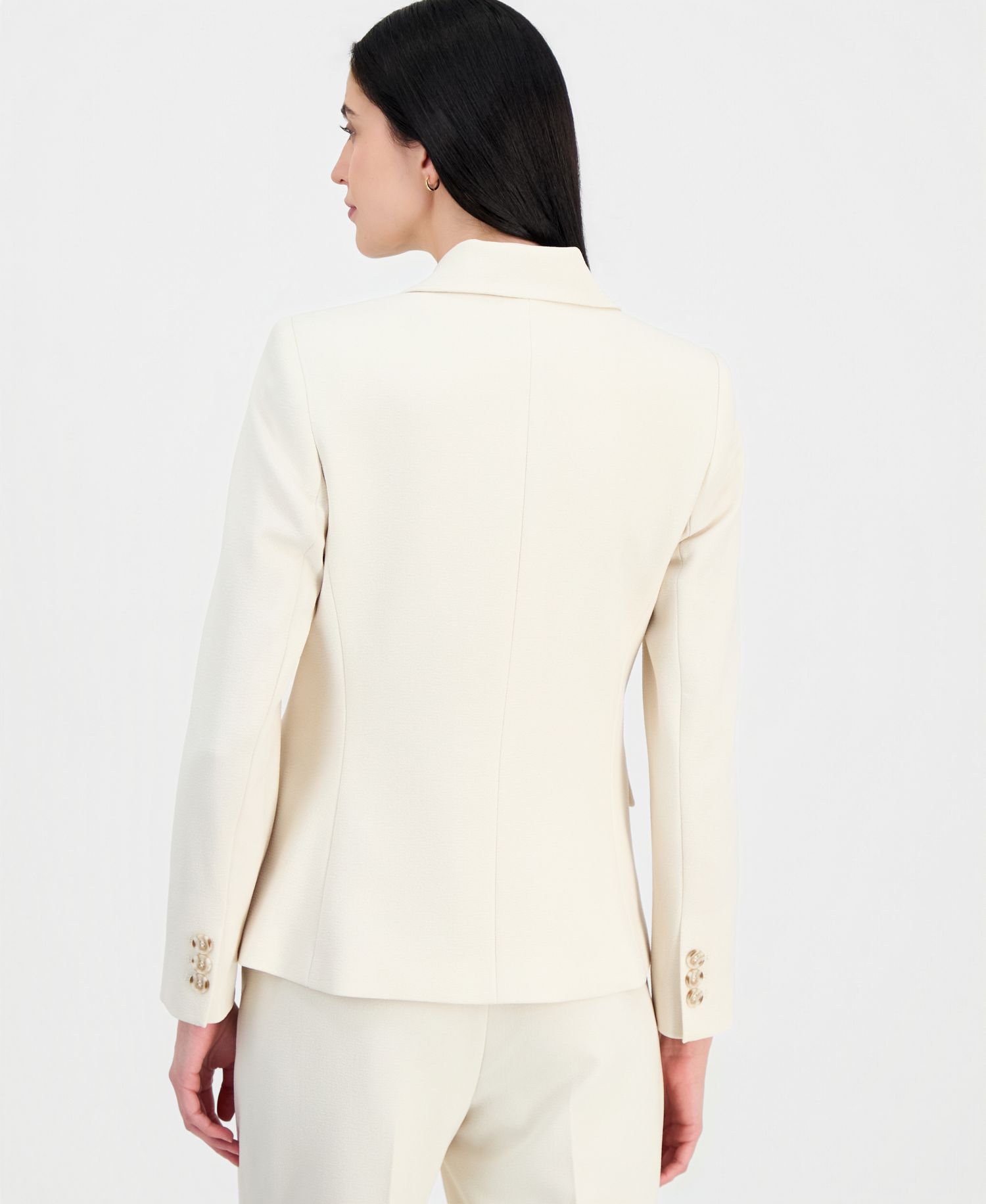 Women's Crepe Double-Breasted Blazer